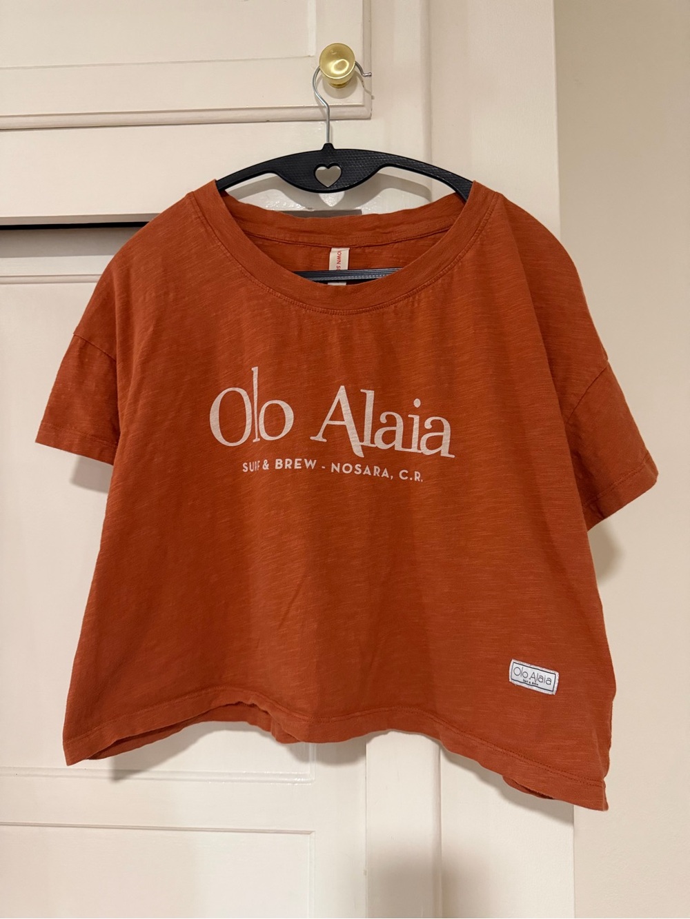 Nosara Costa Rica Surf & Brew Cropped Tee